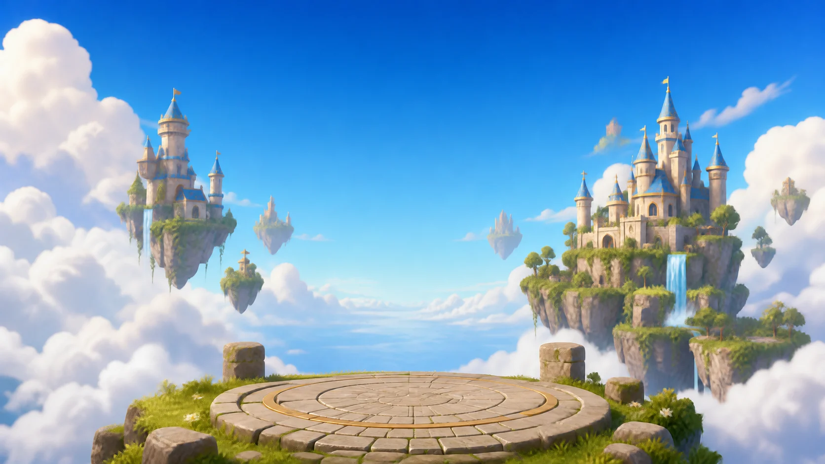 Reassembled game home screen canvas